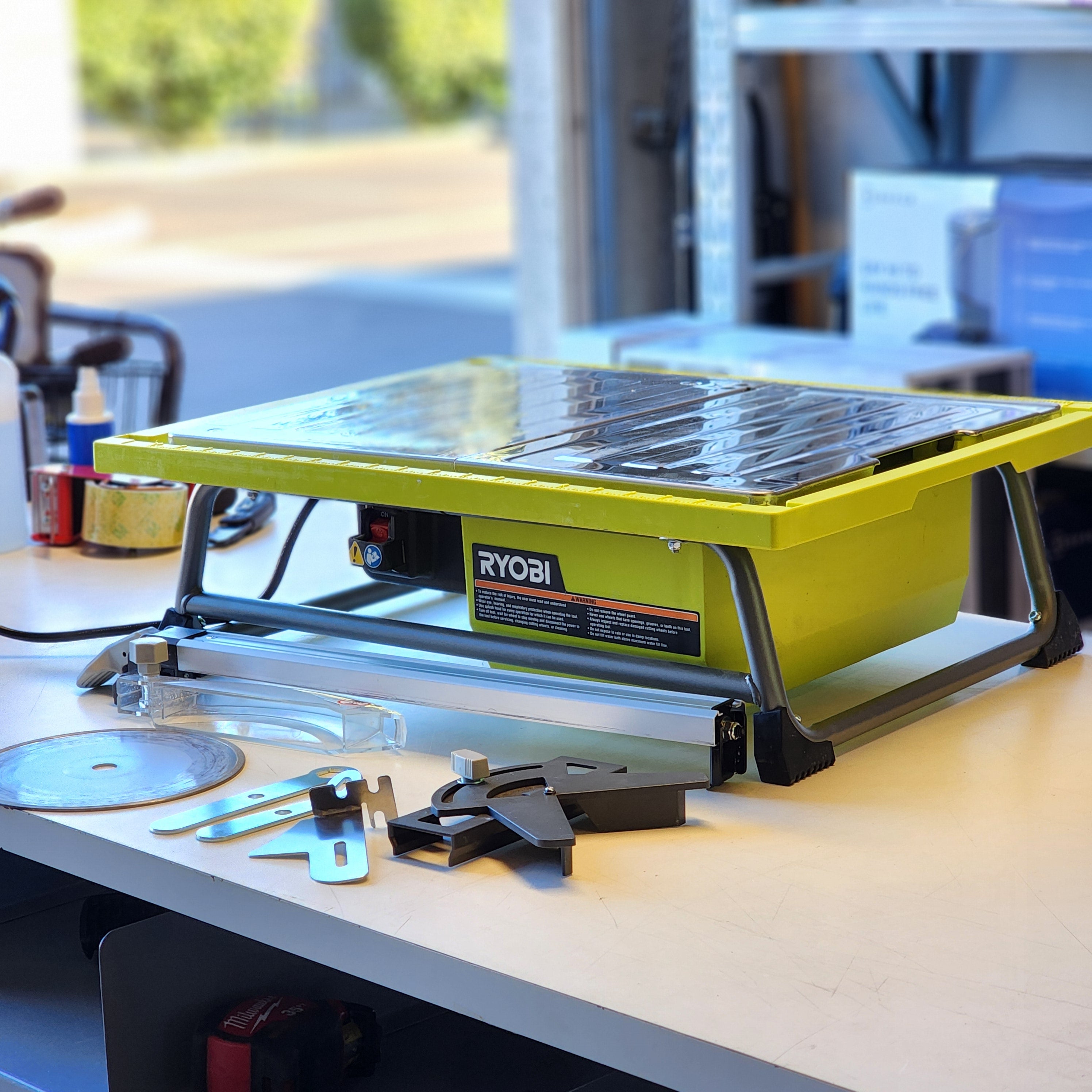 4.8 -Amps 7 in. Blade Corded Tabletop Wet Tile Saw (WS722) 4.8 -Amps 7 in. Blade Corded Tabletop Wet Tile Saw (WS722)